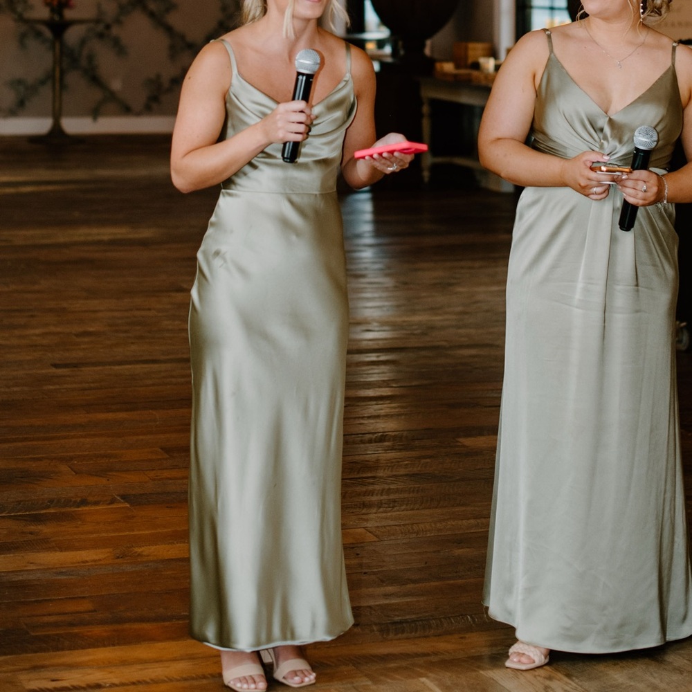 Revelry Nadia Satin Dress